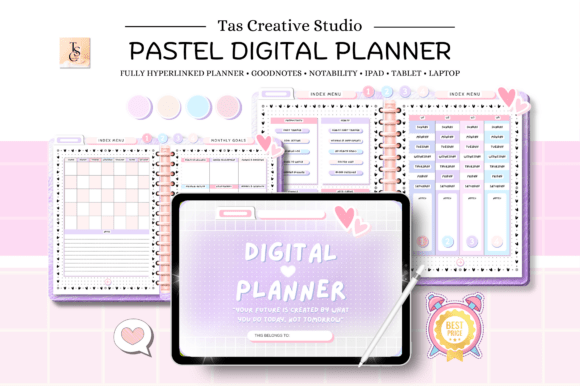 Download ADHD Undated Digital Planner Goodnotes - Digital planner Collection