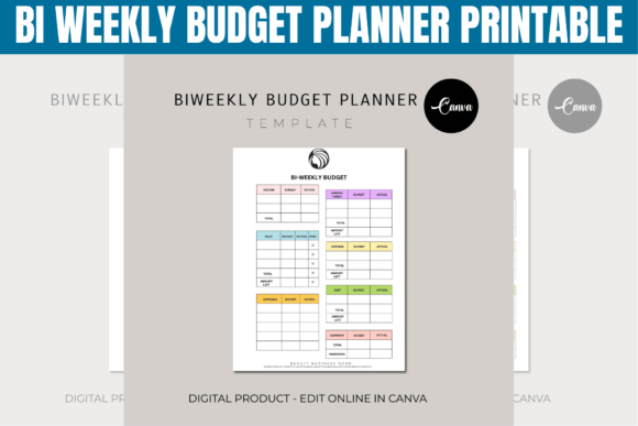 Download Biweekly Budget Planner Printable - Budget planner printable Collection