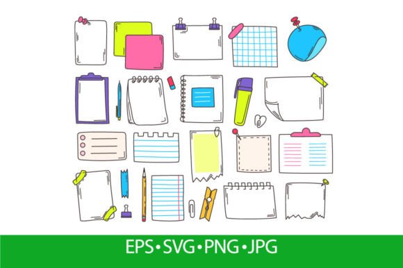 Download Doodle Paper Sheets, Cute Planner Sticky - Cute planner Collection
