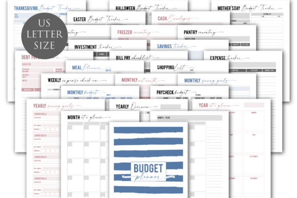 Download Budget Planner Printable / Letter Size - Budget planner printable Collection