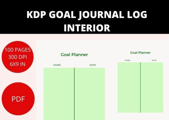Download KDP GOAL PLANNER PDF INTERIOR - Goal planner pdf Collection